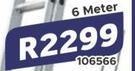 Extension Step Ladders 6 Meter 106566