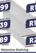 Melamine Shelving 1800 x 300 146214