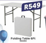 Folding Table 6 Ft 155394