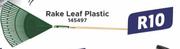 Rake Leaf Plastic 145497