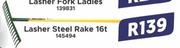 Lasher Steel Rake 16 Tooth 145494