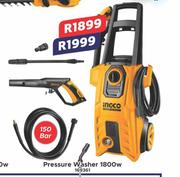 Ingco Pressure Washer 1800W 169361