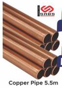 Copper Pipe 5.5m 22mm 137526