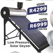 Low Pressure Solar Geyser 150L 156749