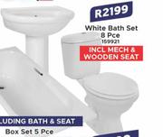 White Bath Set 8 Pce 159921