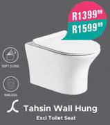 Tahsin Wall Hung Excl Toilet Seat