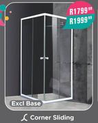 Corner Sliding Showers Excl Base