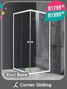 Corner Sliding Shower Excl Base