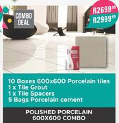 Polished Porcelain 600 x 600 Combo