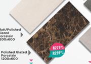 Polished Glazed Porcelain 1200 x 600-Per Sqm