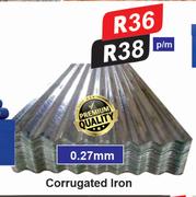 Corrugated Iron 0.27mm-p/m