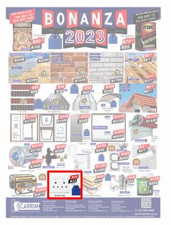 K Carrim Builders Mecca : Bonanza 2023 (18 May - 29 May 2023), page 1