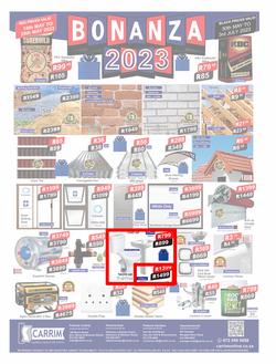 K Carrim Builders Mecca : Bonanza 2023 (18 May - 29 May 2023), page 1