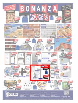 K Carrim Builders Mecca : Bonanza 2023 (18 May - 29 May 2023), page 1