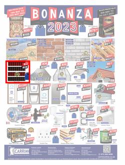 K Carrim Builders Mecca : Bonanza 2023 (18 May - 29 May 2023), page 1