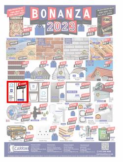 K Carrim Builders Mecca : Bonanza 2023 (18 May - 29 May 2023), page 1