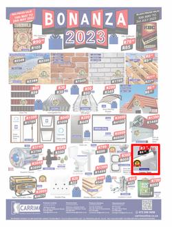 K Carrim Builders Mecca : Bonanza 2023 (18 May - 29 May 2023), page 1