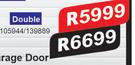 Sectional Garage Door Double 105944/139889