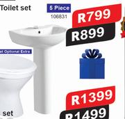 Toilet Set 5 Piece 106831