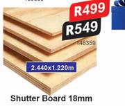Shutter Board 18mm-2440 x 1220m