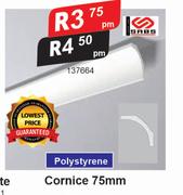 Cornice 75mm-Per m
