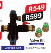 Valve Kit 15mm/22mm 148952/7/107260/1