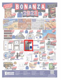 K Carrim Builders Mecca : Bonanza 2023 (30 May - 03 July 2023), page 1