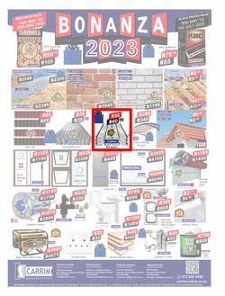K Carrim Builders Mecca : Bonanza 2023 (30 May - 03 July 2023), page 1