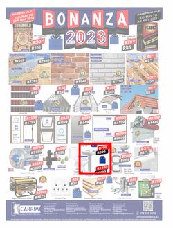K Carrim Builders Mecca : Bonanza 2023 (30 May - 03 July 2023), page 1