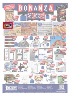 K Carrim Builders Mecca : Bonanza 2023 (30 May - 03 July 2023), page 1