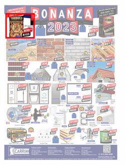 K Carrim Builders Mecca : Bonanza 2023 (30 May - 03 July 2023), page 1