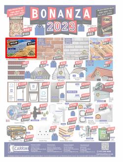 K Carrim Builders Mecca : Bonanza 2023 (30 May - 03 July 2023), page 1