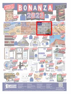 K Carrim Builders Mecca : Bonanza 2023 (30 May - 03 July 2023), page 1