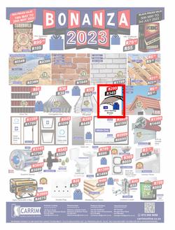 K Carrim Builders Mecca : Bonanza 2023 (30 May - 03 July 2023), page 1