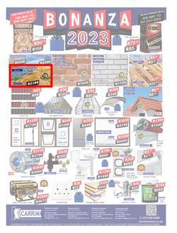 K Carrim Builders Mecca : Bonanza 2023 (30 May - 03 July 2023), page 1