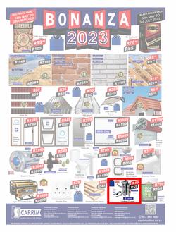 K Carrim Builders Mecca : Bonanza 2023 (30 May - 03 July 2023), page 1