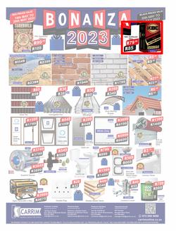 K Carrim Builders Mecca : Bonanza 2023 (30 May - 03 July 2023), page 1
