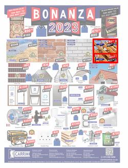 K Carrim Builders Mecca : Bonanza 2023 (30 May - 03 July 2023), page 1