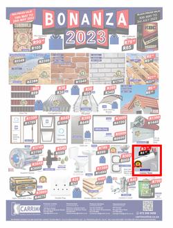 K Carrim Builders Mecca : Bonanza 2023 (30 May - 03 July 2023), page 1
