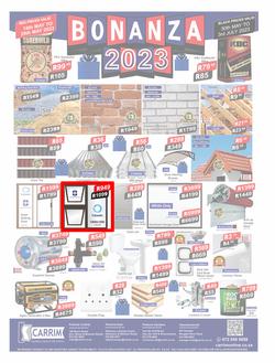 K Carrim Builders Mecca : Bonanza 2023 (30 May - 03 July 2023), page 1