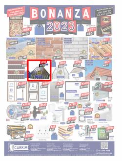 K Carrim Builders Mecca : Bonanza 2023 (30 May - 03 July 2023), page 1