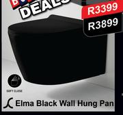 Elma Black Wall Hung Pan