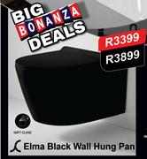 Elma Black Wall Hung Pan