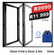 Valuwin Aluminium Fold A Door 2.4m