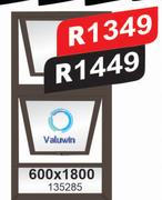 Valuwin Aluminium Window 600 x 1800