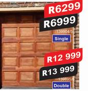 Wooden Panel Double Door