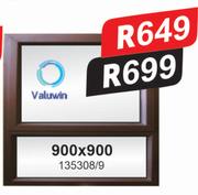 Valuwin Aluminium Window 900 x 900