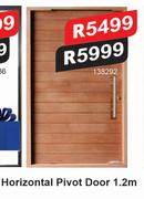 Horizontal Pivot Door 1.2m