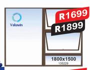 Valuwin Aluminium Window 1800 x 1500