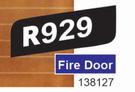 Horizontal Masonite Fire Door 138127